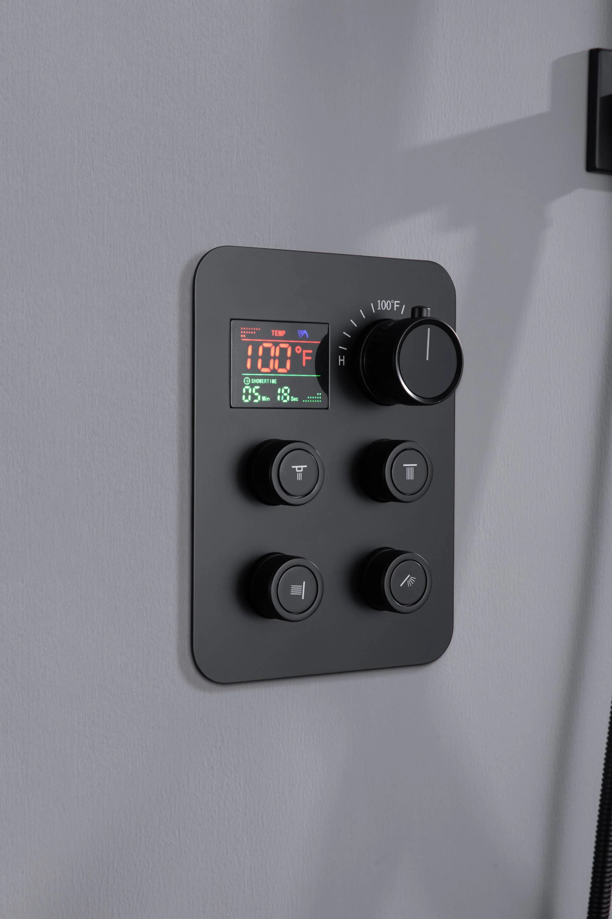 Dual Regular Heads with 4-Way Thermostatic Faucet and Handle Shower and Body Jets - Image 15