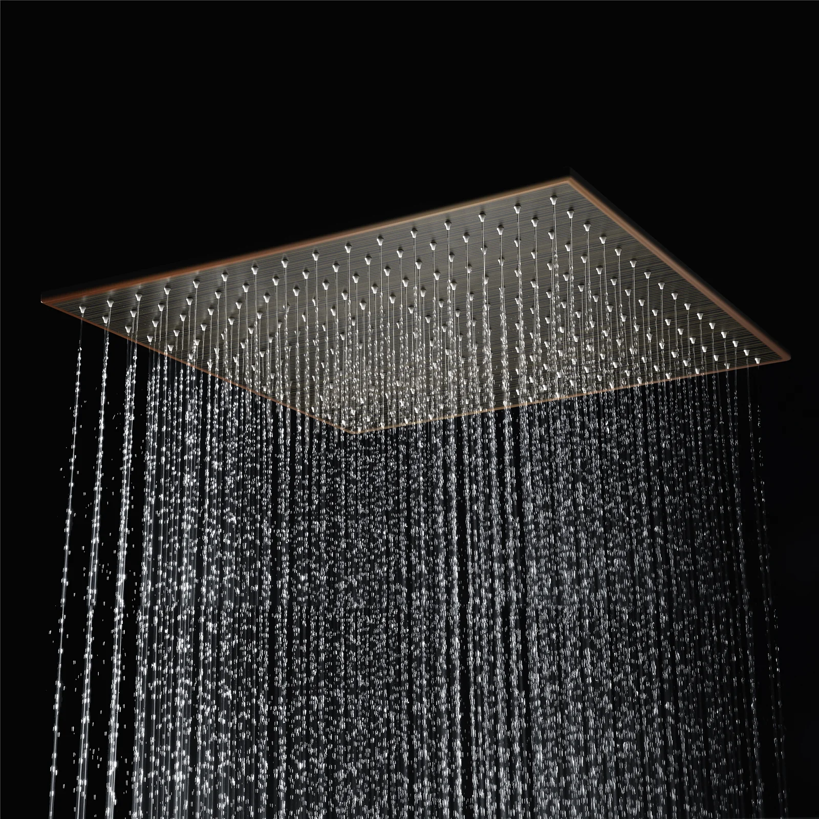 20-Inch Oil Rubbed Bronze Ceiling-Mounted Rainfall Shower Faucet with 3-Way Thermostat - Includes 6'' Regular Head and Handle Wand - Image 10