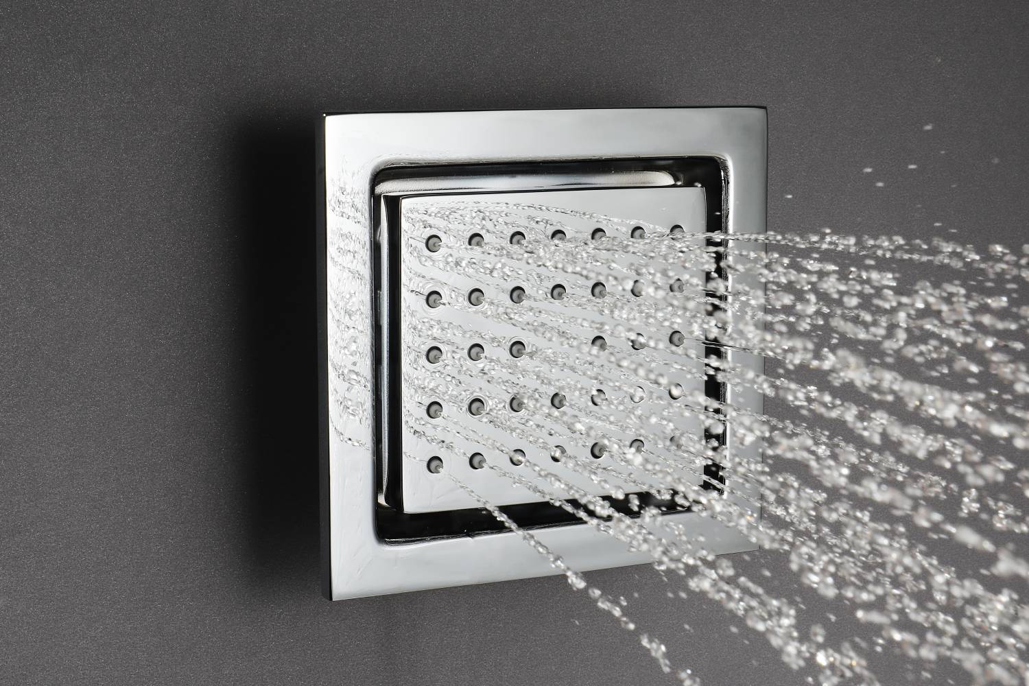 16-Inch Chrome Digital Thermostatic Shower Faucet: 4-Way Control, Flush-Mounted, 64-Color LED Shower Head, Body Jets, and Sliding Bar Features - Image 5