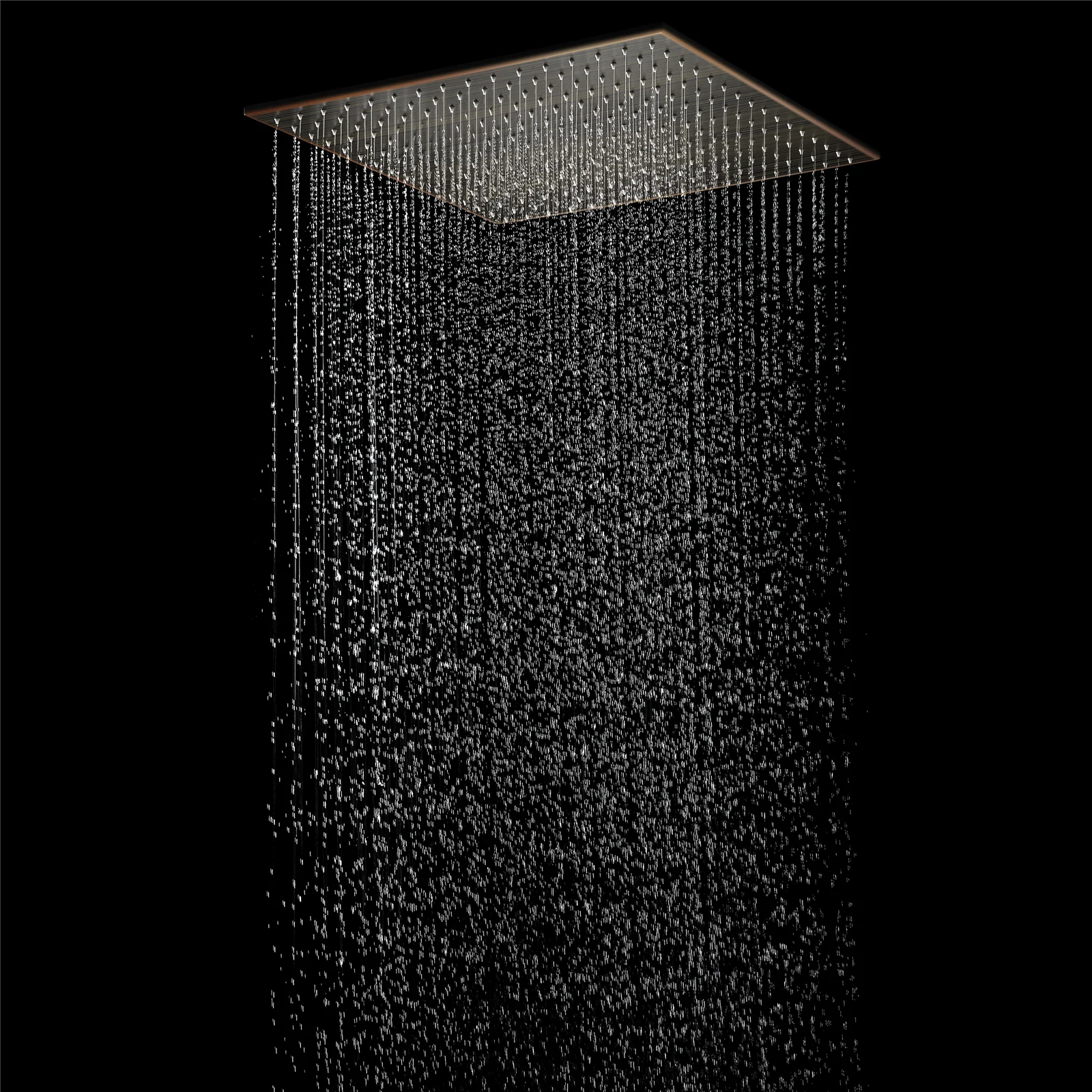 LED Oil Rubbed Bronze 20" Ceiling-Mounted 3-Way Thermostatic Shower Faucet - Image 5