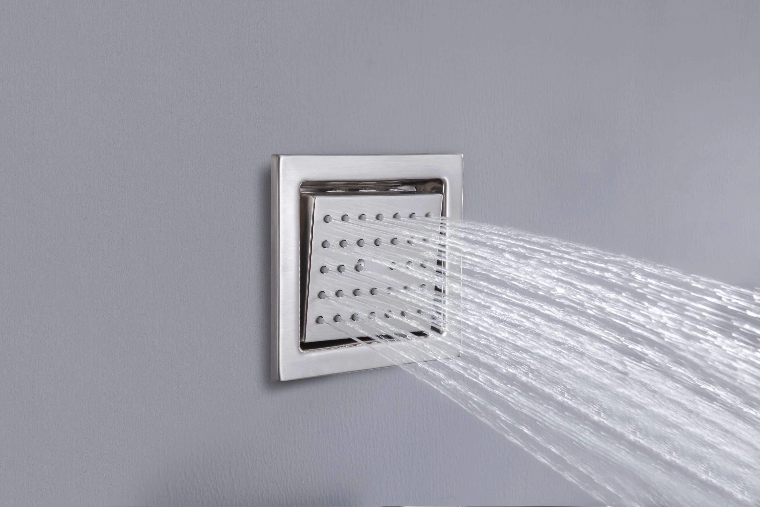 Wall Mount 22-Inch Rainfall Waterfall Shower Head with 4-Way Digital Display and Body Jets - Image 12