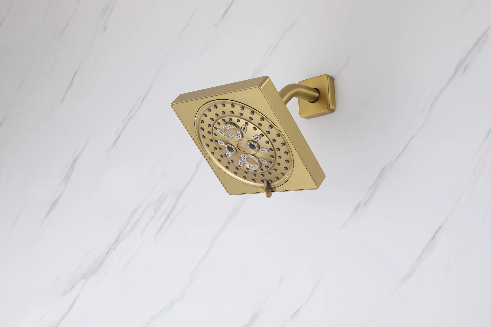 20-Inch Flush Mount Rainfall Shower System: Complete with 5-Way Thermostatic Valve and Dual Regular Heads - Image 11