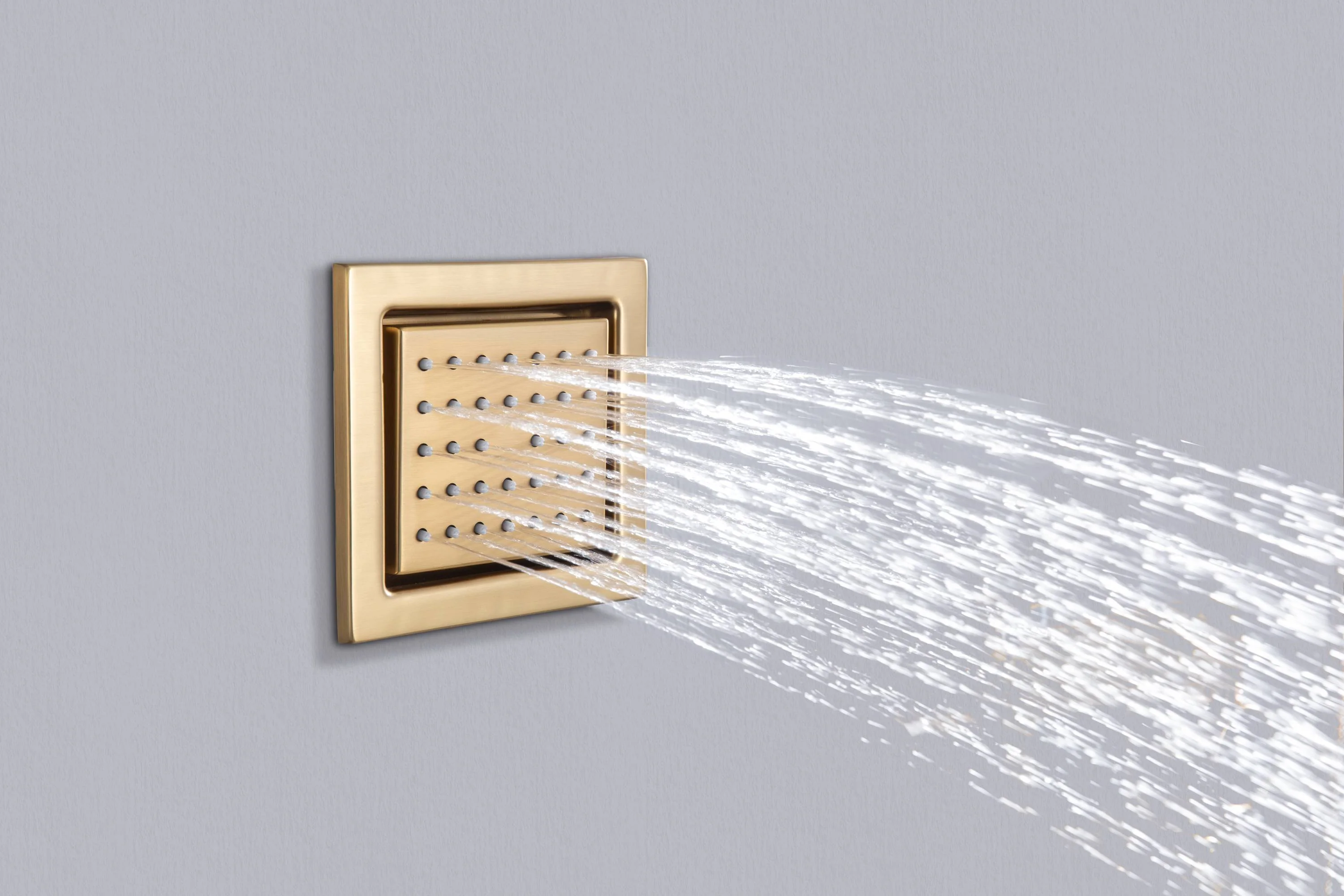 20 inch flush mount rainfall waterfall shower head with 4 way digital display valve and 4 inch body jets - Image 19