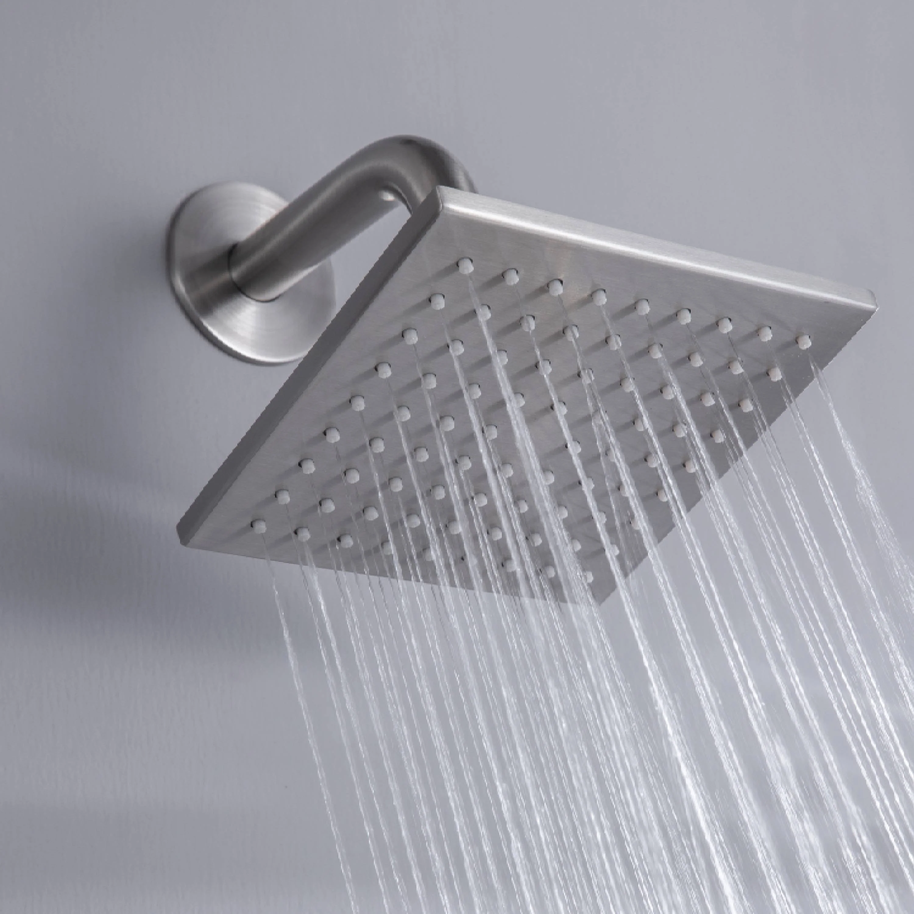 Flush Mount Bluetooth Music 64 LED Light Shower Head with 6-Way Digital Faucet, 6" Regular Head, 6 Body Jets and Tub Spout - Image 23