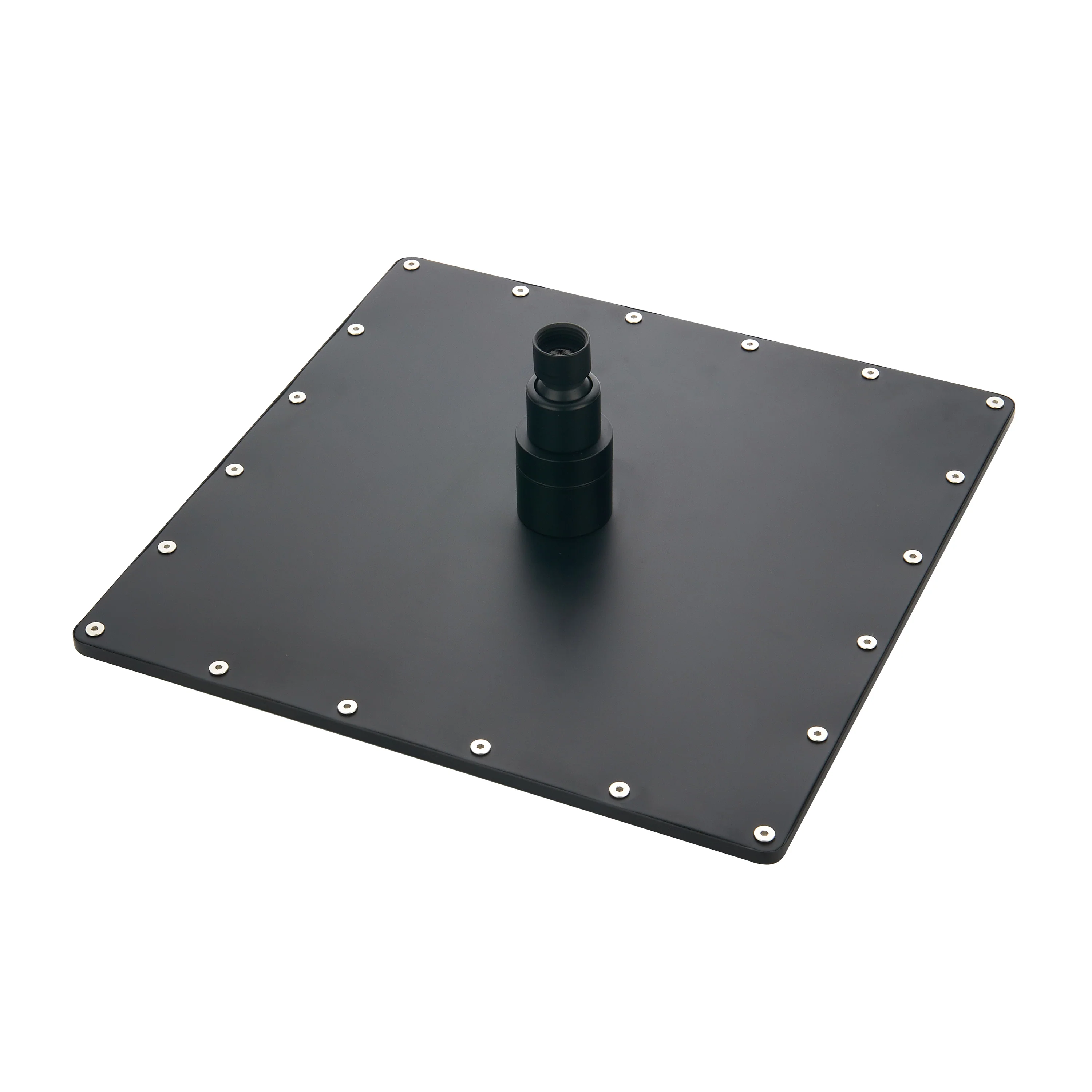 3-Way Matte Black Wall-Mounted Thermostatic Shower System with 12'' or 16'' Rain Head or 6 inch regular headOptional LED Light - Image 18