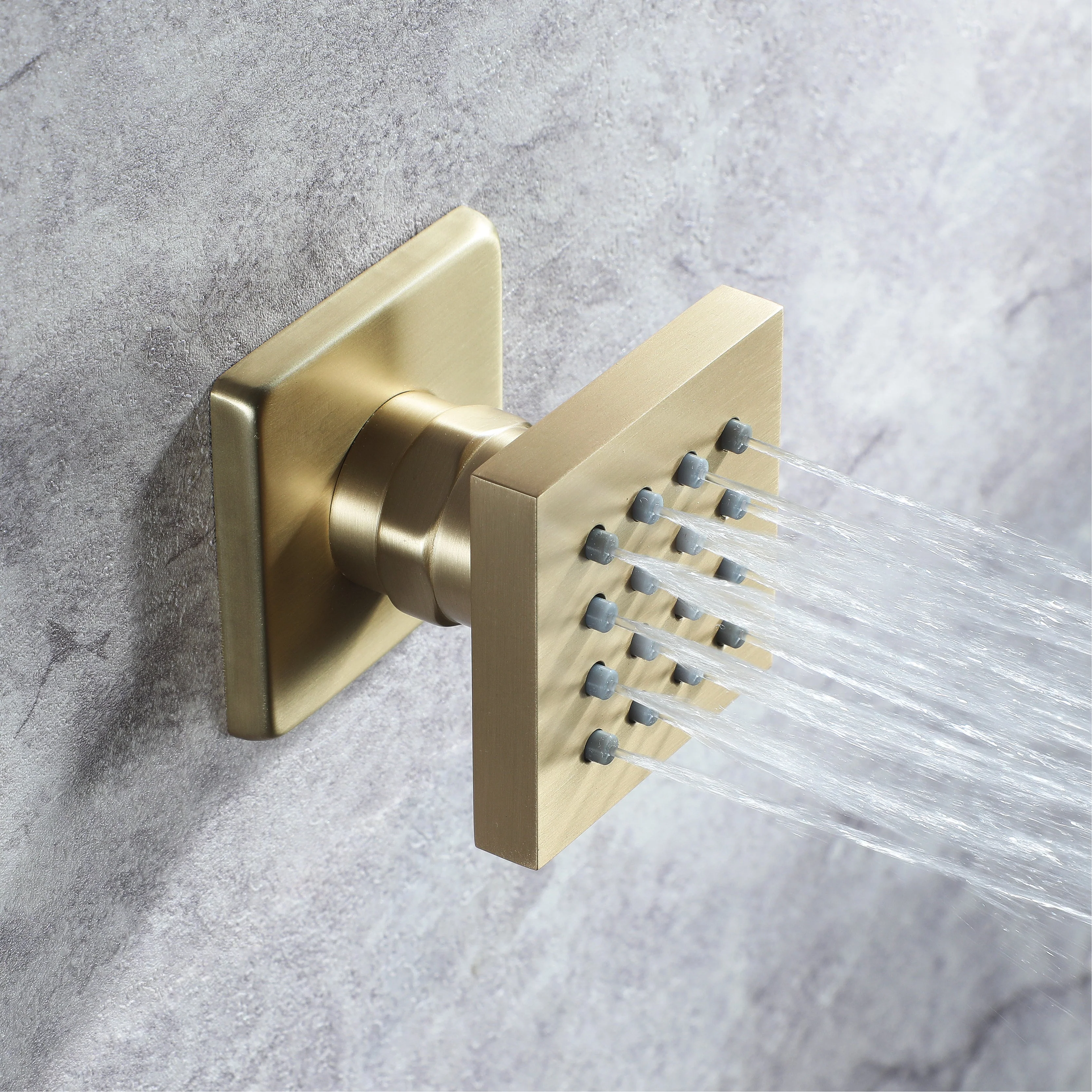 Brass Shower Body Sprays Massage Spa Side Sprayer Jets in Wall Mounted Body Jets Spray Body Shower Set Adjustable body sprayer - Image 9