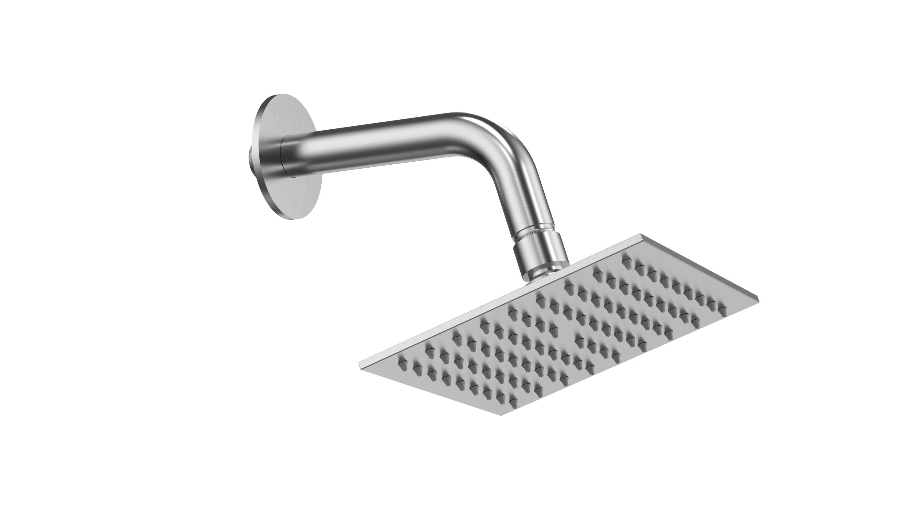 20inch Brushed nickel ceiling mount rainfall waterfall shower systems 4 way thermostatic valve with 6 inch regular head - Image 6