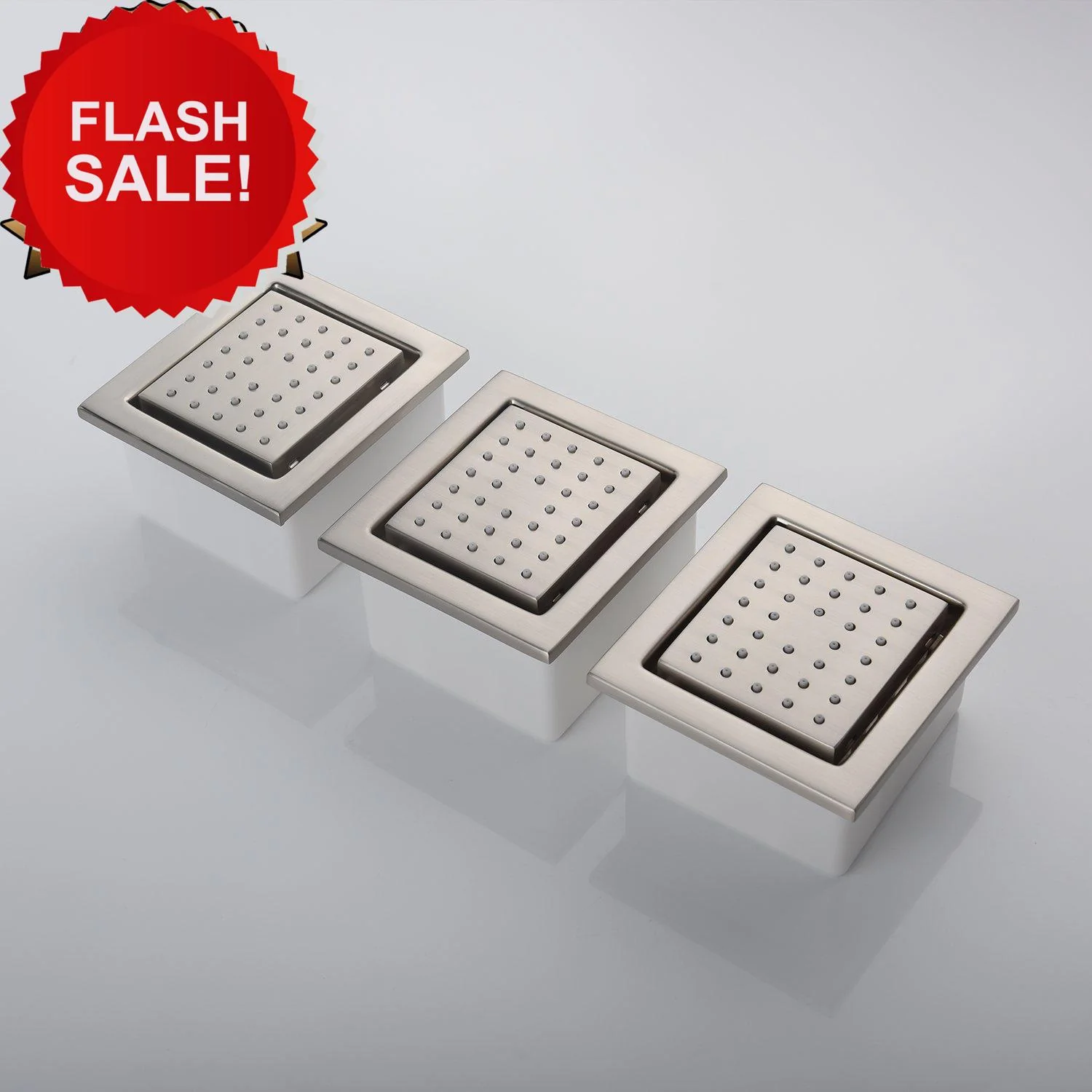 The Exquisite 22-Inch Brushed Nickel 4-Way Digital Thermostatic Shower Faucet with Rainfall, Waterfall, and 4-Inch Body Jet - Image 6