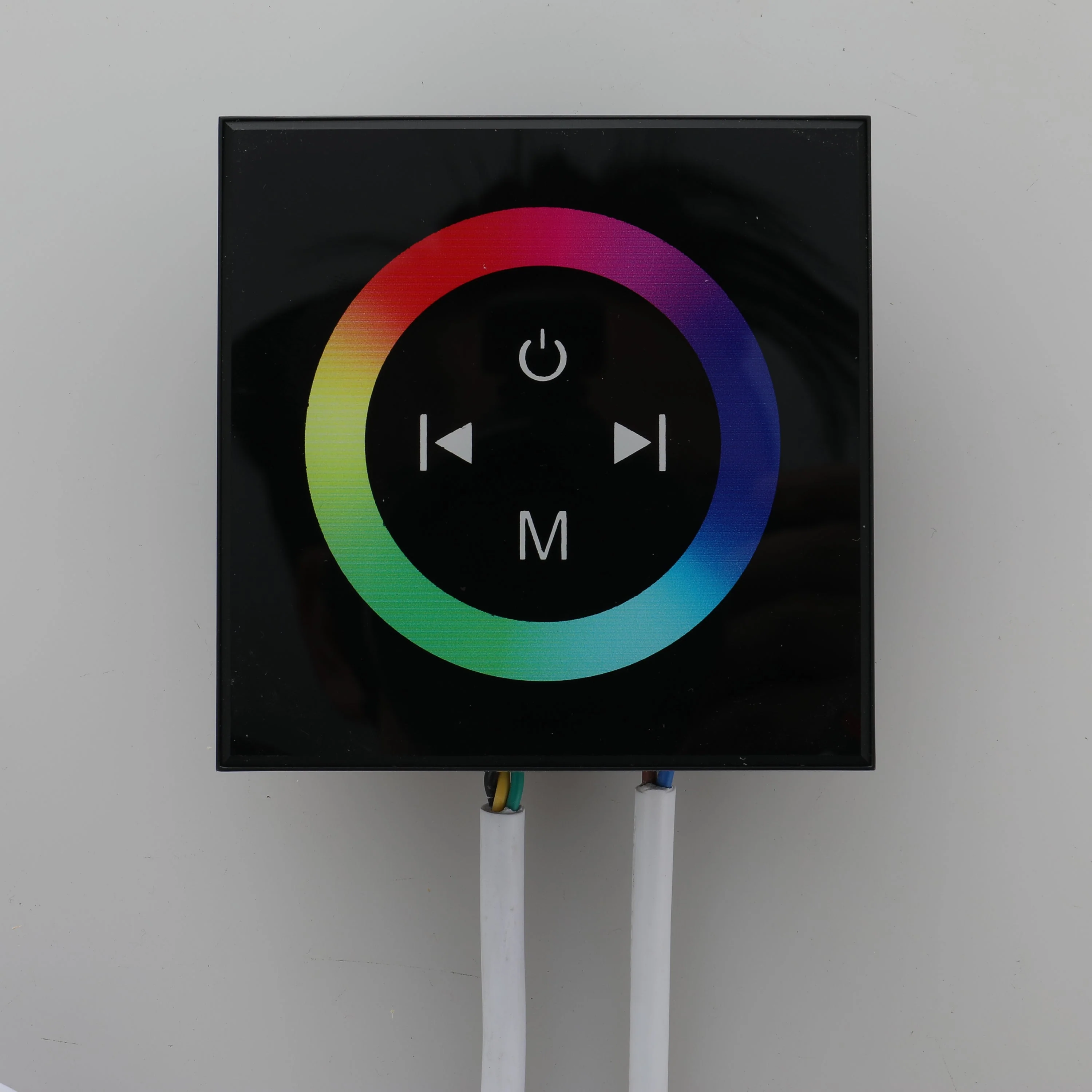 Chrome 35" Bluetooth Music LED Shower System with Waterfall, 5-Way Thermostatic Valve, Regular Head, Touch Panel - Image 10