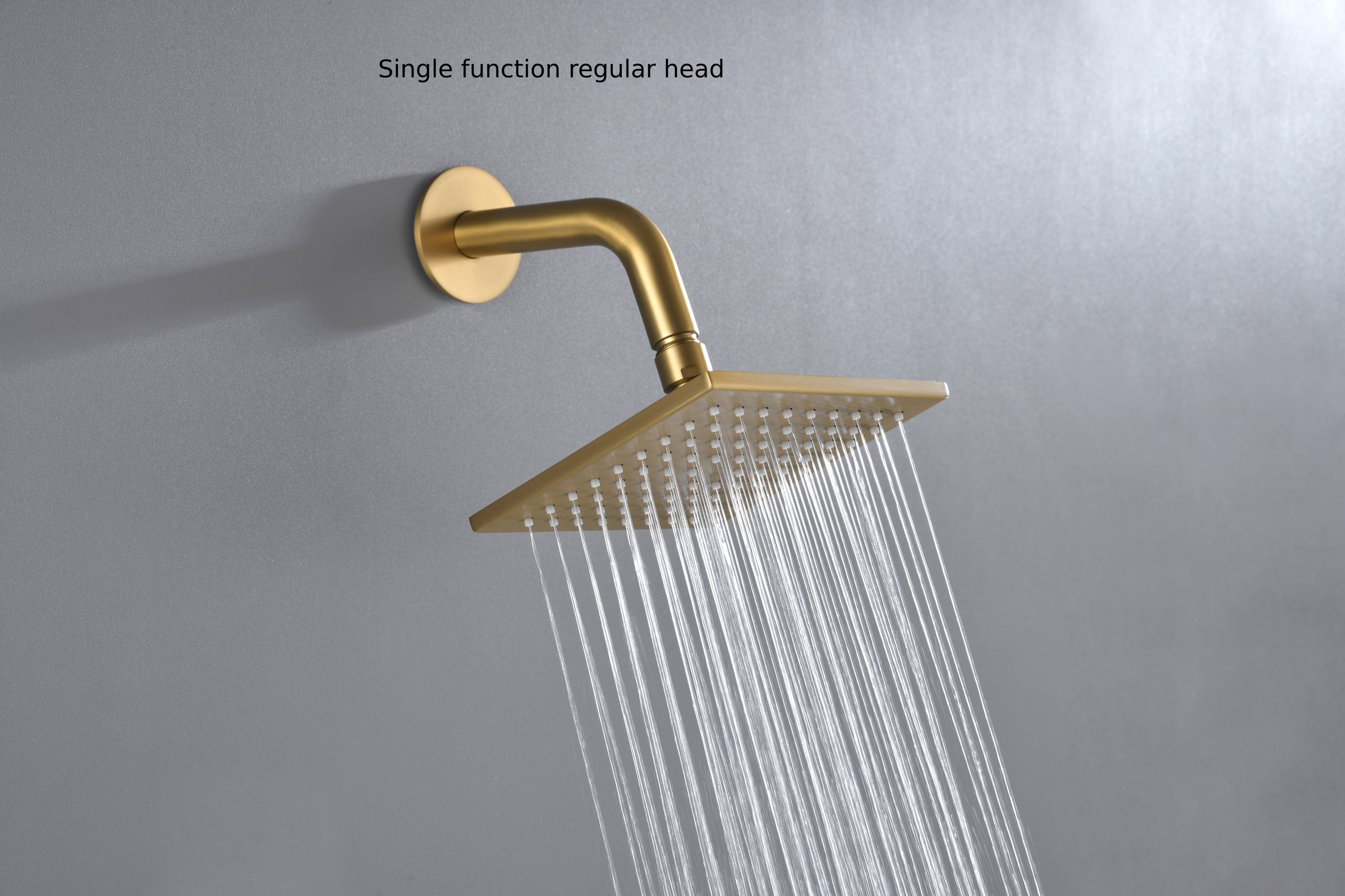 Brushed Gold 3-Way Digital Display Thermostatic Shower System: Featuring Body Jets and a 6-Inch Regular Head with Independent and Simultaneous Functionality - Image 21