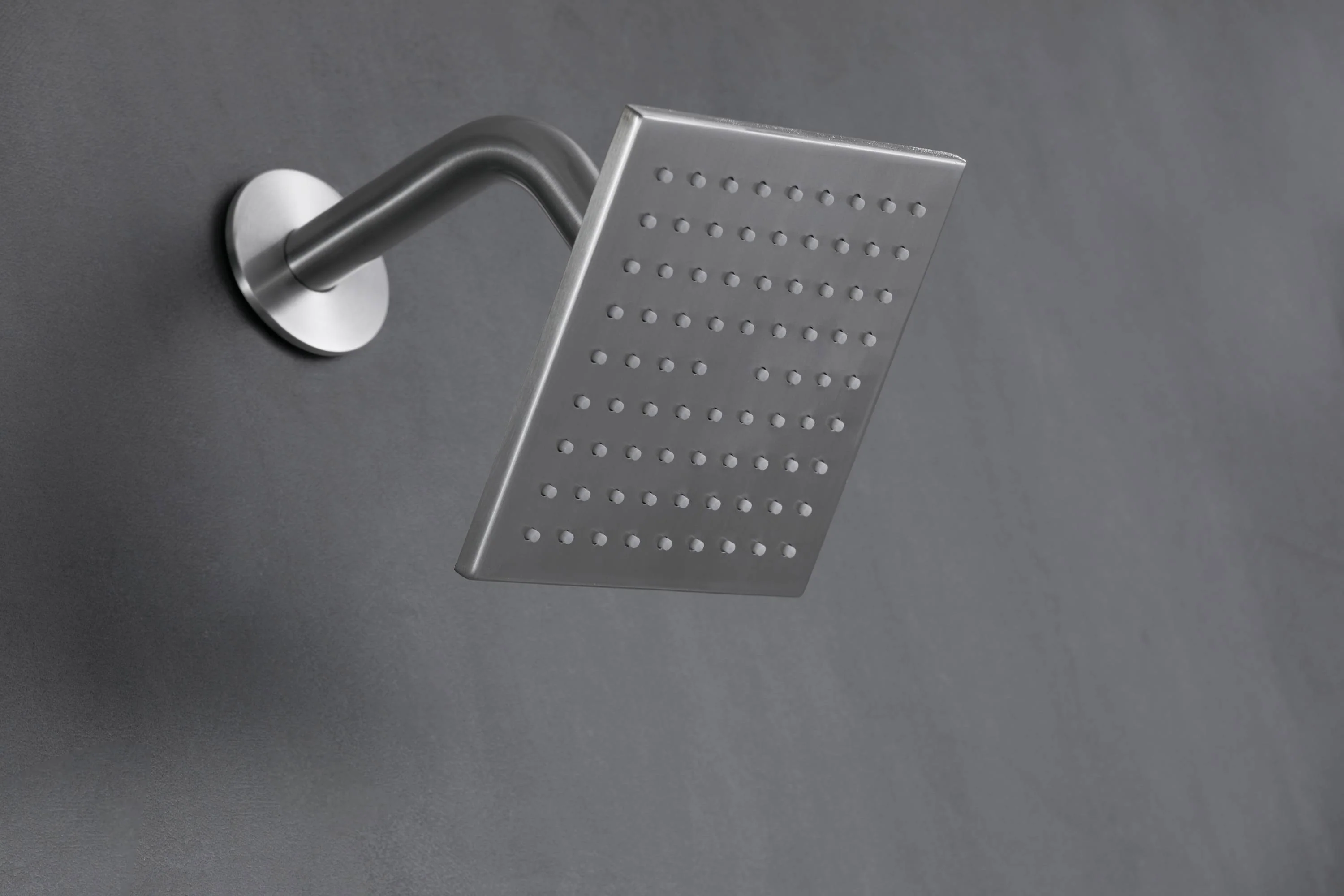 Brushed Nickel 4-Way Thermostatic Wall Mount Shower System - Featuring Dual Functionality with 12 or 16-inch LED or Non-LED Rain Head and High Pressure 6-inch Regular Head - Image 8
