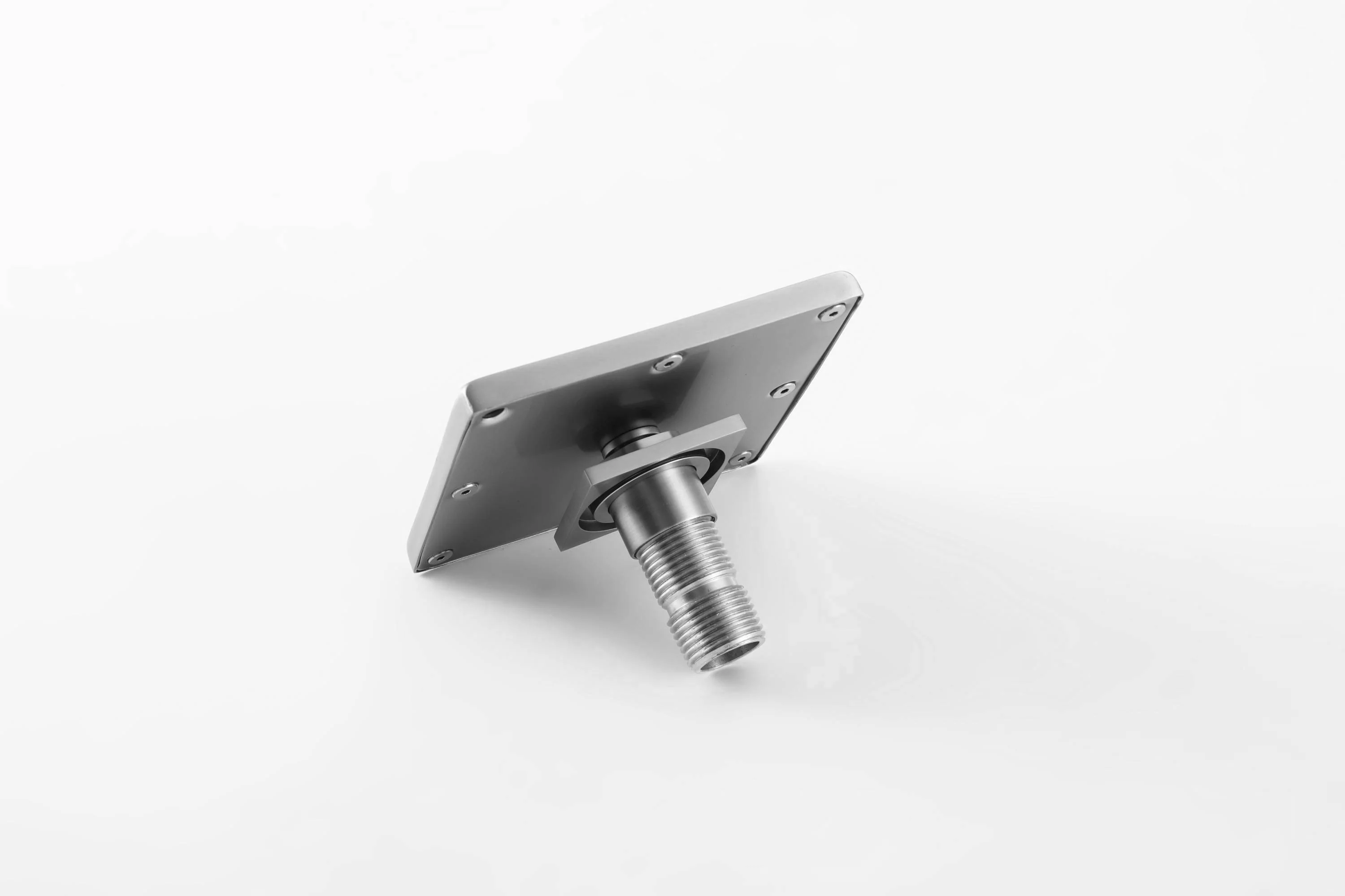 Brushed Nickel 4-Way Thermostatic Ceiling Mount Shower System - Featuring Dual Functionality with 12 or 16-inch LED or Non-LED Rain Head and High Pressure 6-inch Regular Head - Image 13