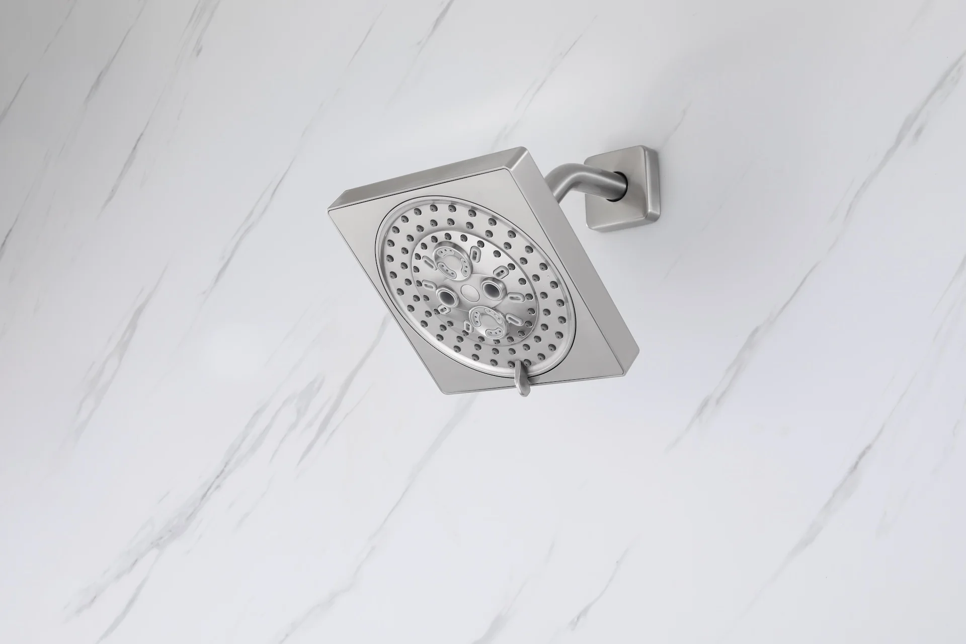 Brushed Gold Or Brushed Nickel or Matte Black or chrome or oil rubber bronze 3-Way Thermostatic Shower Valve System with Dual Regular Heads - Simultaneous or Separate Functionality - Image 17
