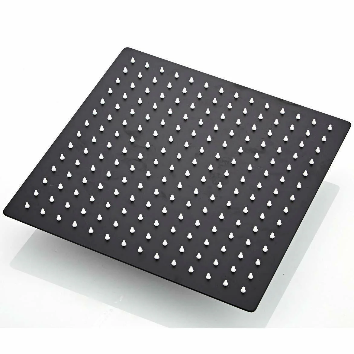 Matte Black Wall-Mounted 12" or 16" Rain Shower Head with 3-Way Thermostatic Faucet - Image 6