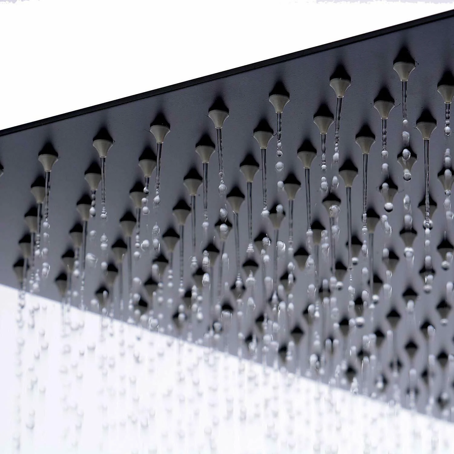 12-inch or 16-inch Wall Mount Matte Black Rain Shower Head with Thermostatic Faucet and Tub Spout - Immerse in a Blissful Shower Experience - Image 14