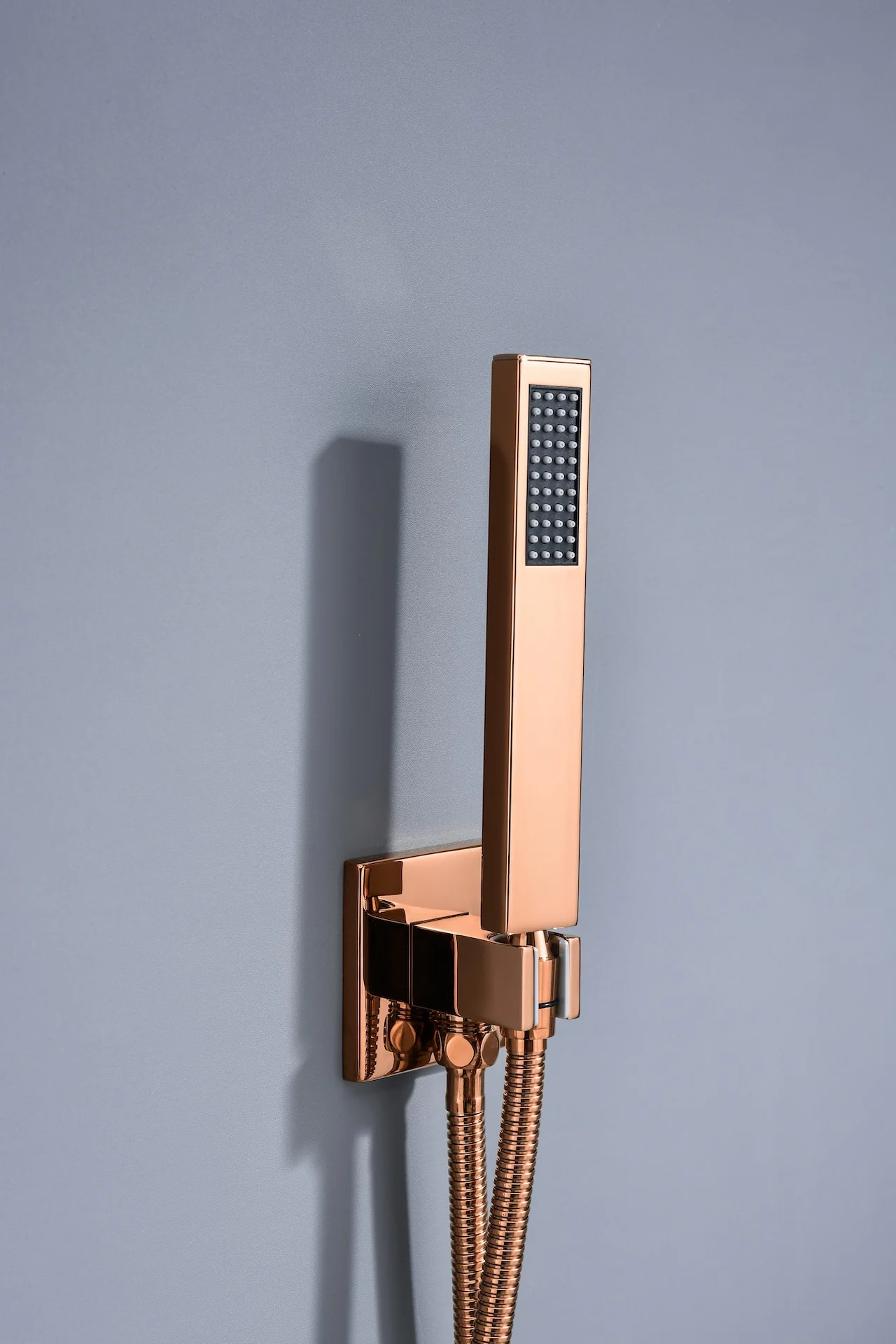 Waterfall Wall-mount pressure balance Bath Tub Faucet Rose Gold - Image 3
