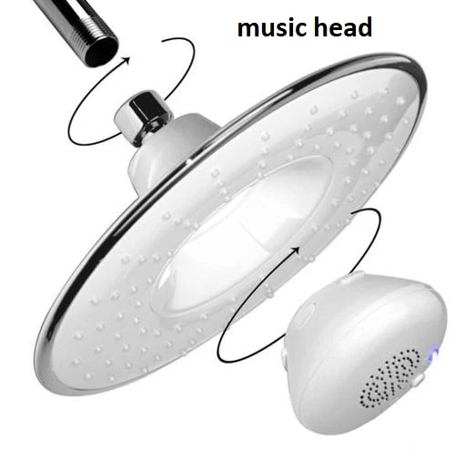 Digital Chrome Rain Shower Faucet Wall Mounted Bathtub Shower Hand Shower Mixer - Image 8