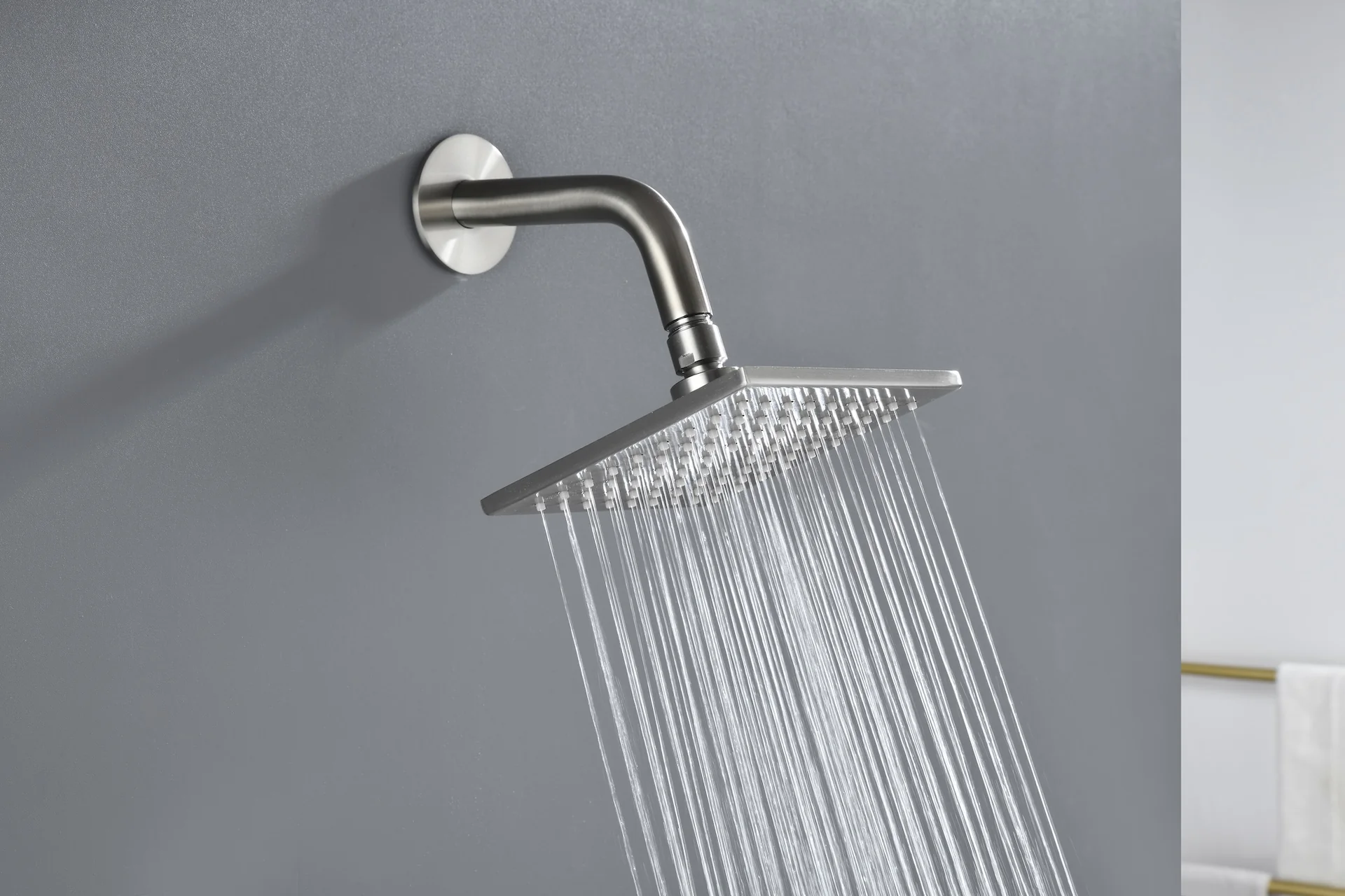 Flush Mount 32 x 8 inch Rainfall 64 LED Light Shower Head with 6-Way Digital display touch panel Thermostatic Faucet and High-Pressure Regular Heads - Image 19