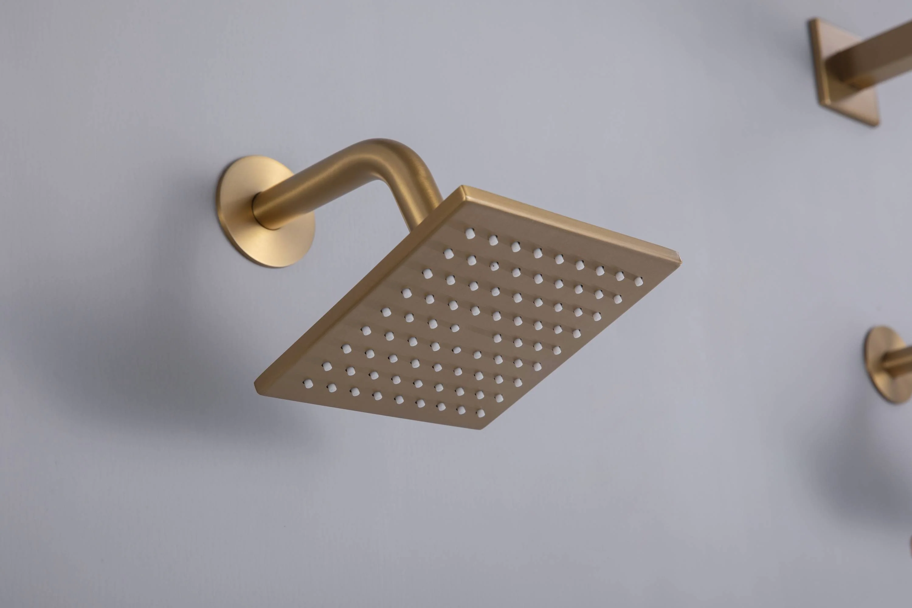 Flush Mount 24 X 16 inch or 48 x 8 inch Rainfall Waterfall 64 LED Light Shower Head with 6-Way Thermostatic Faucet, Body Jets, and High-Pressure Wall Mount Head - Image 31