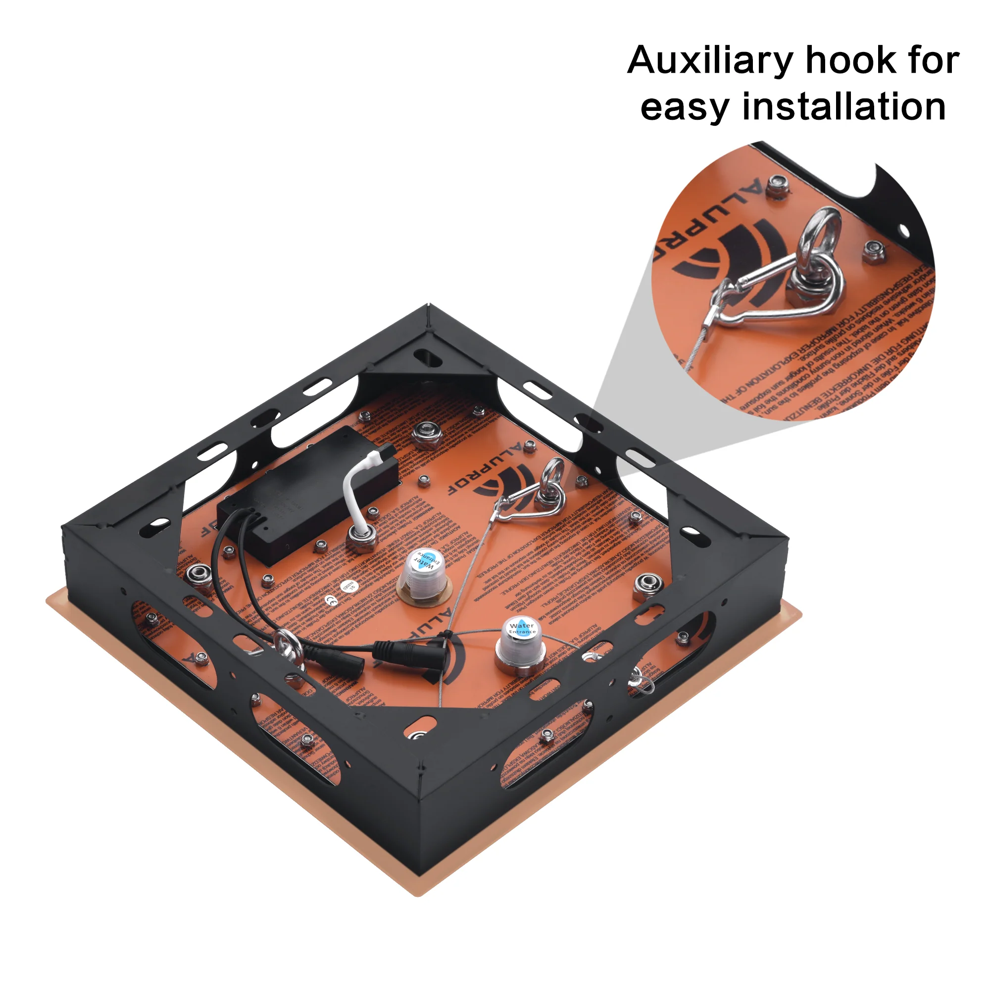 Flushed Mount 12" 64 LED Colors Light Rose Gold Bluetooth Music 4-Way Thermostatic Shower Faucet with Individual Control for Each Function - Image 8