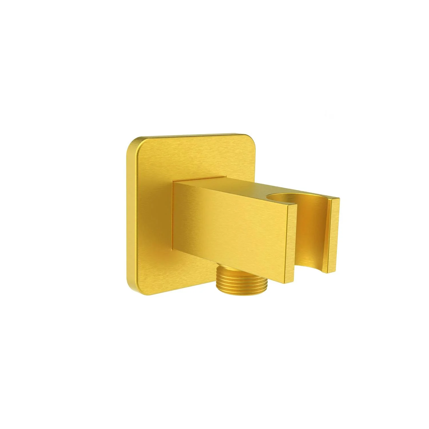Polished Gold Brass Handheld Shower Sprayer: Complete with Hose and Holder for a Stylish and Functional Shower Upgrade - Image 2
