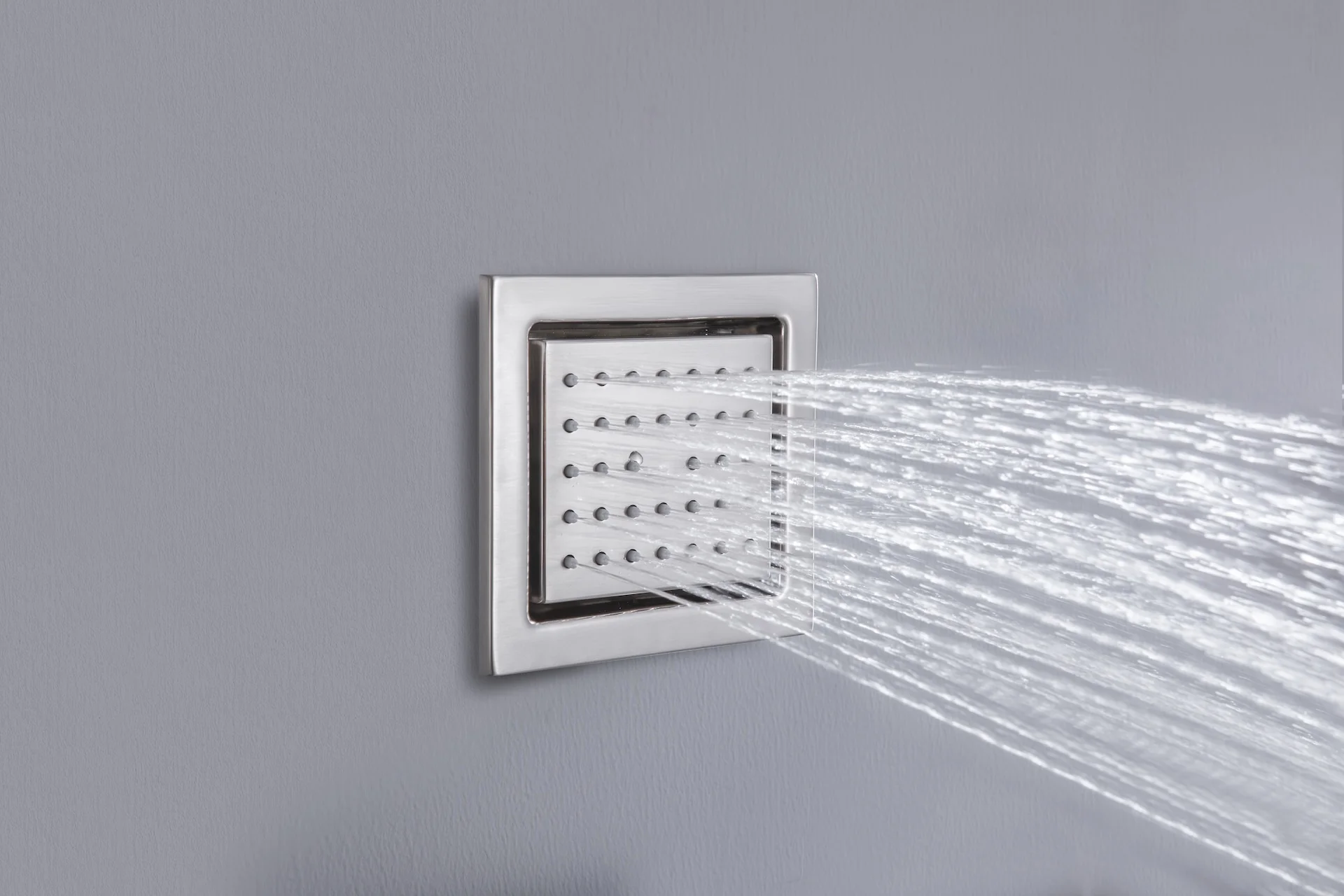 Matte black or Brushed nickel or Brushed Gold 32 x 8-Inch Rainfall Waterfall Flush Mount Shower Head with 4-Way Digital Display Thermostatic Faucet, Body Jets - Image 31