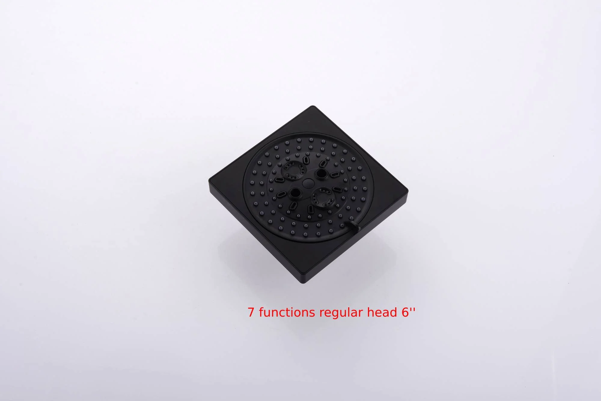 Matte black wall mount Dual 6inch high water pressure regular shower heads way thermostatic Touchscreen shower system - Image 6