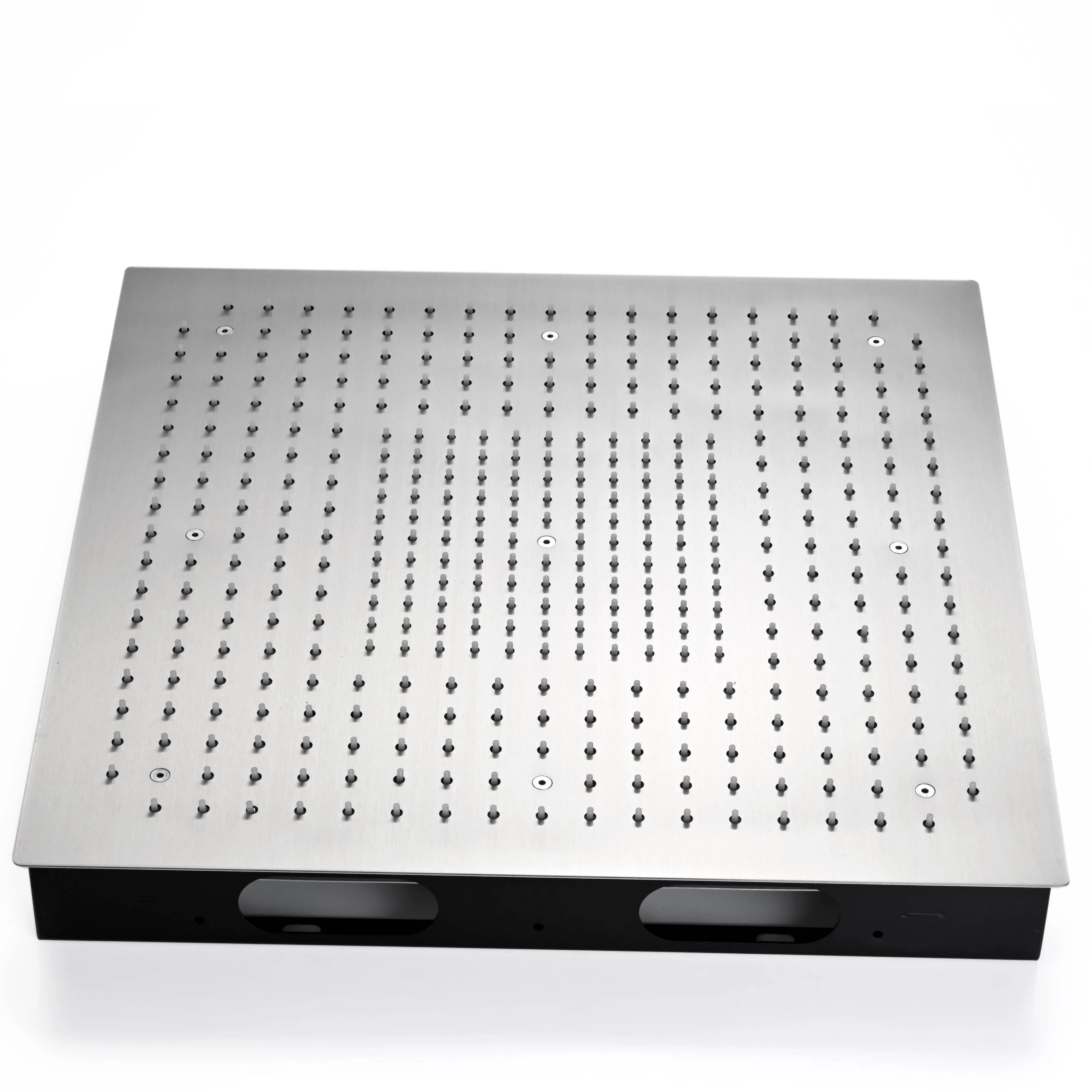 6" Wall Mount High Pressure Shower Head with 20" LED Rainfall Head in 3-Way Thermostatic System - Image 25